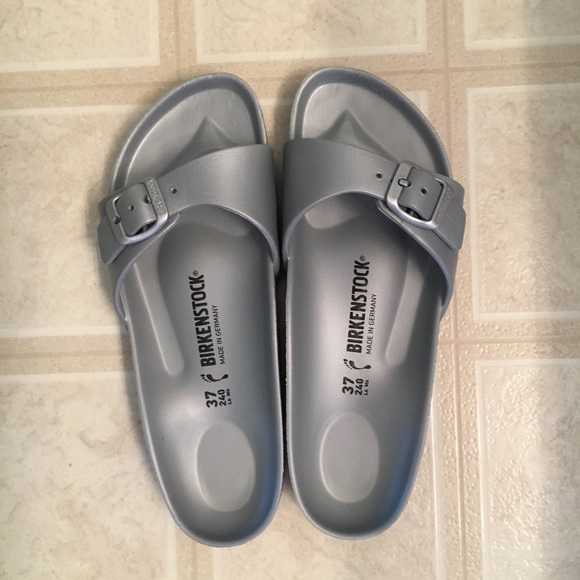 birkenstock madrid eva silver